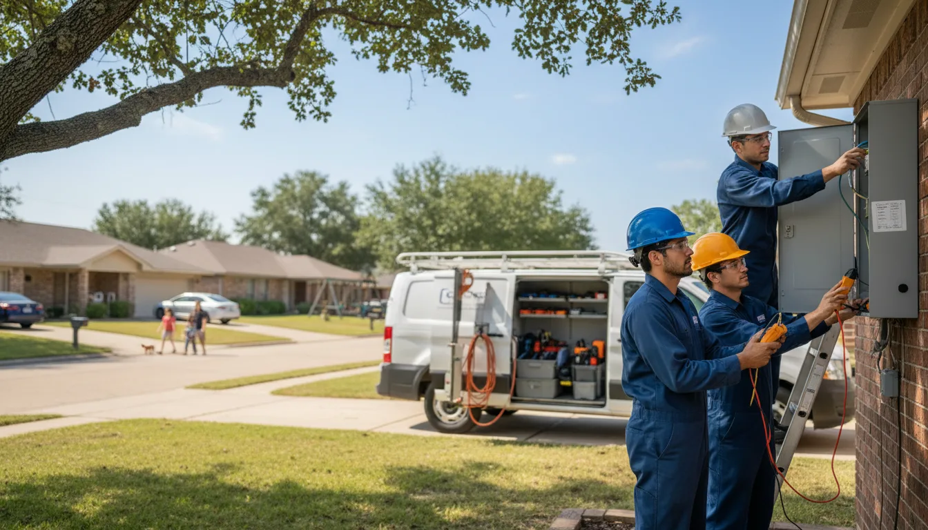 Certified electrician providing emergency electrical services in Little Meadows, PA